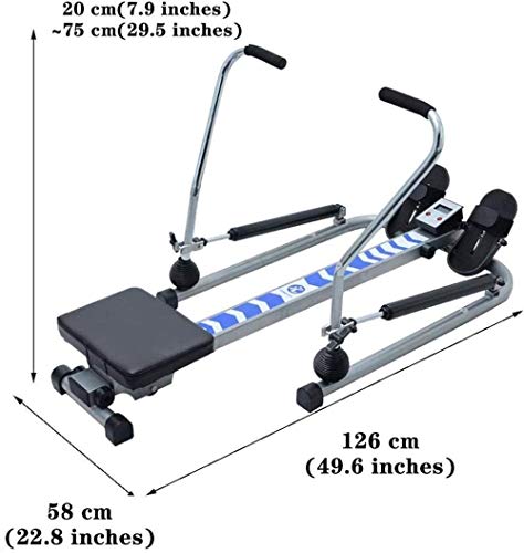 Image of Home Rowing Machine Adjustable Hydraulic Rowing Machine, Home Muscle Training Water Rowing Machine, Indoor Rehabilitation Exercise Fitness Equipment