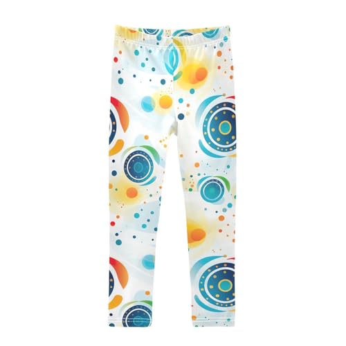 Girls' Leggings Color Circle Kids Yoga Tights Pants 1 Pack 20850806