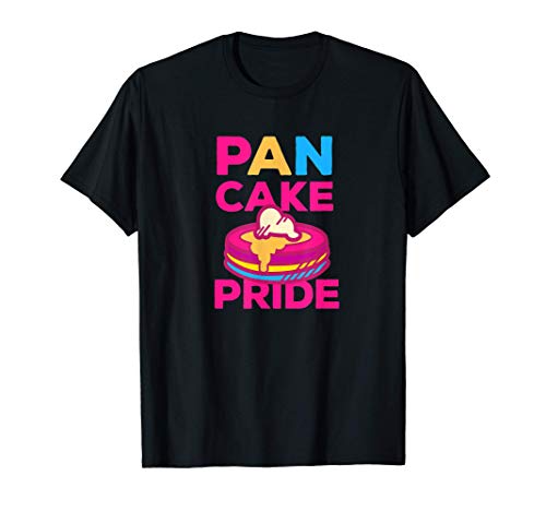 Pan Cake Pansexual Pride Flag LGBTQ Camiseta