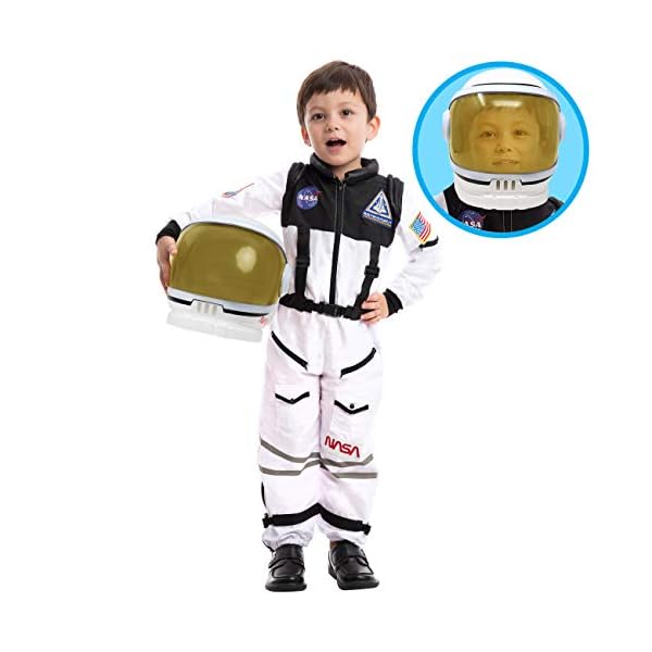 Spooktacular creations astronaut helmet with movable visor pretend play toy set for party favor supplies kids and toddler