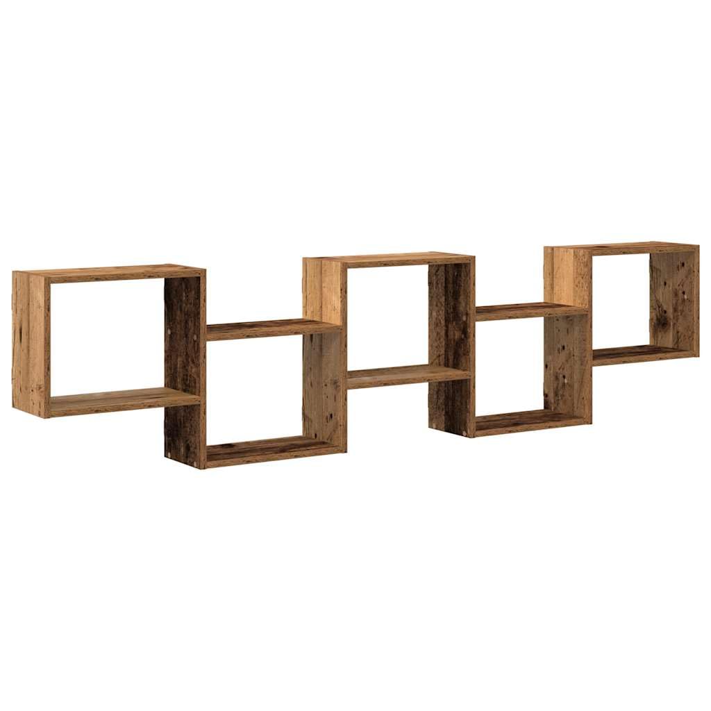 Étagère murale cube design dans la chambre pour un rangement épuré