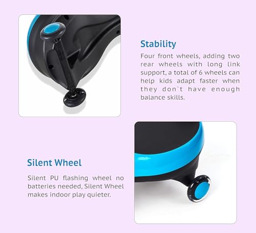 Image of JoyRide Magic /Swing Car Ride On for Kids Blue