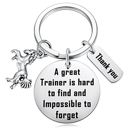 Aesnefe Horse Trainer Keychain Gifts For Equestrian Coach, Coach Appreciation Gift For Horse Instructor, Thank You Gift For Horseback Riding Coach #TOP6