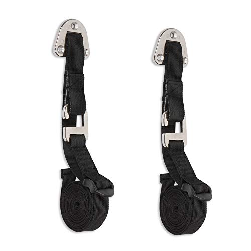 Suspenz Kayak Canoe Stand Up Paddle Board Sup Hanger, Strap Storage System, Black, 36" (40-4086) #TOP1
