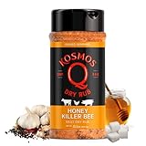 Kosmos Q Honey Killer Bee BBQ Dry Rub, Sweet Seasoning with Brown Sugar, Honey, Garlic & Paprika for...