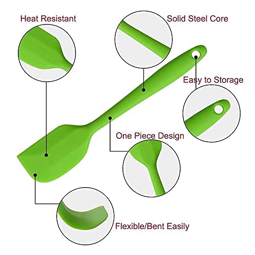 5-Piece 8.5 Inch Small Spatulas + 4-Piece 11 Inch Silicone Spatulas #TOP6