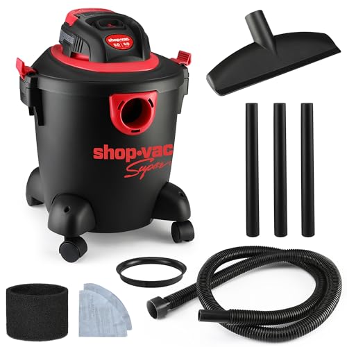 Recopilación de Aspiradora Shop Vac 5 Galones disponible en línea para comprar. 44 Shop-Vac 2035089 Aspiradora húmeda/Seca, 5 galones, 3.0 Peak HP, 1.25 Pulgadas de diámetro x 7 pies, Cable de 7 pies, Ideal para Lugar de Trabajo, cochera y Taller