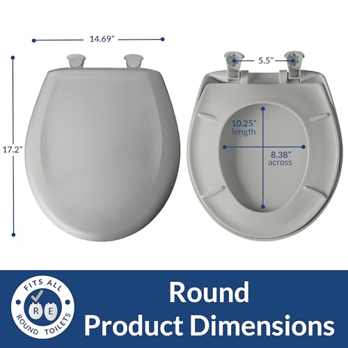 Abattant WC Bemis 200SLOWT résout le problème de fixation instable fermeture noire - 5
