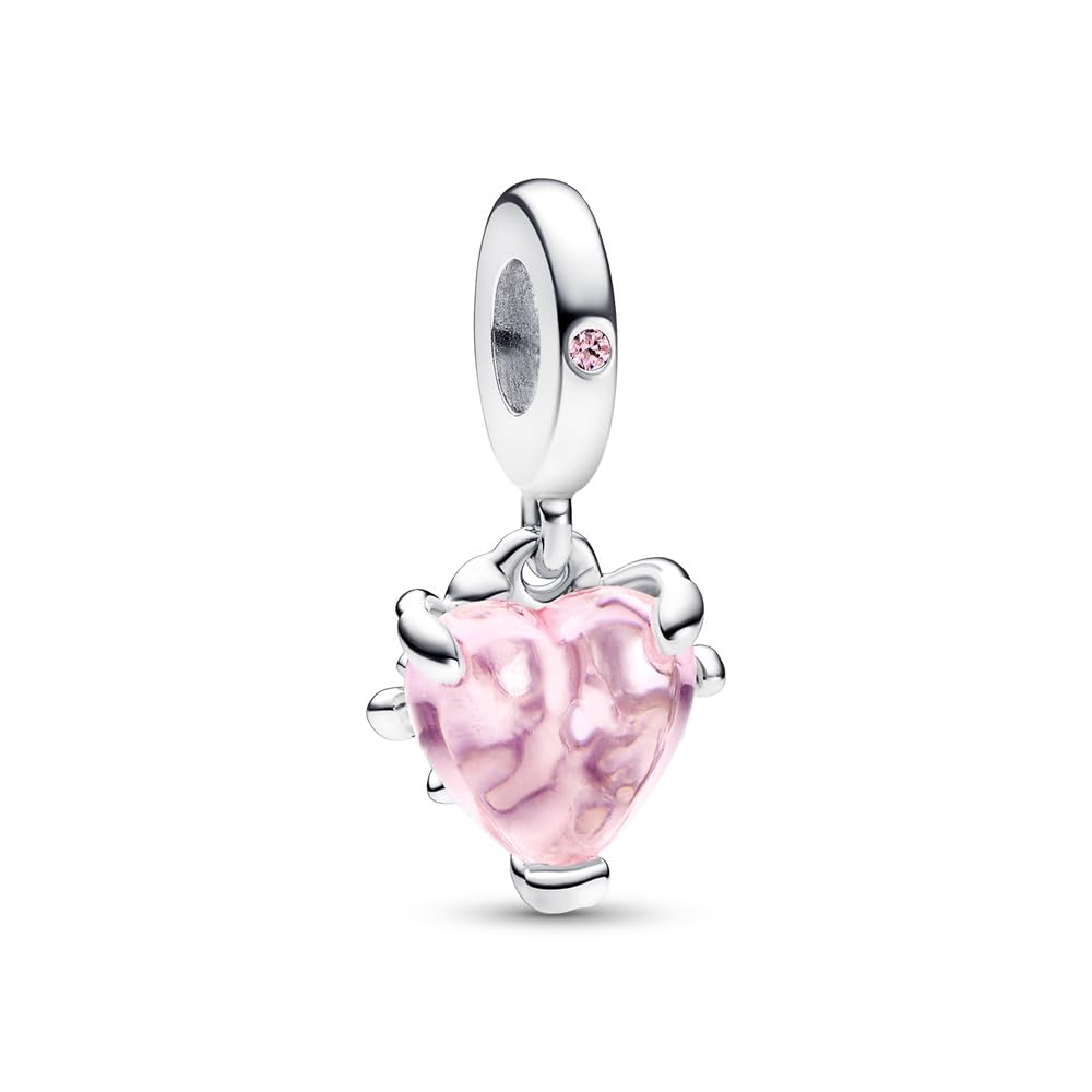 Charm LKWIDI En Argent 925 - Pendentif Animaux Famille Et Amour Avec Zirconium - Compatible Bracelets Pandora