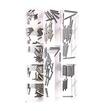 Pino de posicionamiento cilíndrico de acero inoxid Juego de pasadores de posicionamiento de acero inoxidable 304 en varios tamaños(M2.5)