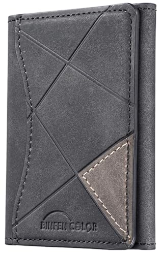 LaiYHe Magnetic Wallet, 6 Card Slots Holder, Flip PU Leather, Slim Minimalist Phone, Compatible with MagSafe Phones and Cases, for iPhone 17/16/15/14/13/12/Pro/Max/Plus, (Black)