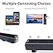 Computer Speakers for Desktop, Wired and Wireless Computer Sound Bar, Stereo USB Powered Mini Soundbar Speakers for PC Tablets Laptop Desktop Projector Cellphone