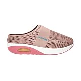 Zapatillas Informales con cojín de Aire, Chanclas Ortopedicas Mujer Verano Sandalias de Malla Transpirable para Caminar, Zapatos ortopédicos para Mujer, Zuecos Informales Antideslizantes