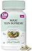 Maxi Health Teen Vitamins for Girls 12-17 - Teen Multivitamin D3, Iron, Calcium, Biotin, Zinc, Digestive Enzymes – Teenager Girl Multi Vitamins for Healthy Skin, Immune & Mood Support – 120 Count