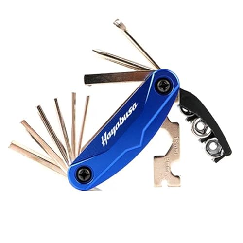 LEIOSHOP MotorcycleMultiTool Kit Portable Maintenance Tool for Hayabusa GSX1300R GSX 1300R GSXR 1300 Hayabusa Accessories Motorcycle Portable Tool Repair Screwdriver Set(Dd-2)
