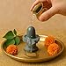 athizay Stone Shivling Statue – 5 cm Natural Ash Grey Gorara Stone Lingam for Shravan, MahaShivratri, Mritunjaya Jaap | Indian Pooja Items