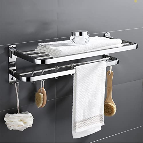 Porte-serviette en acier inoxydable premium LWX à structure murale - 4