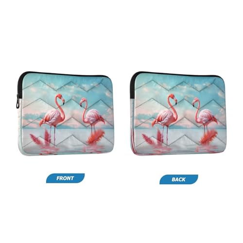 Funda para portátil Pink Flamingos 13-14 pulgadas miniatura 2