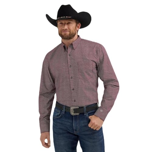 Wrangler Men's Cody Johnson Long Sleeve Button Down Shirt