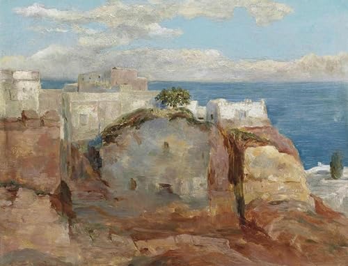 Toile de Richmond vue de la Méditerranée, impression haute définition 60x90cm