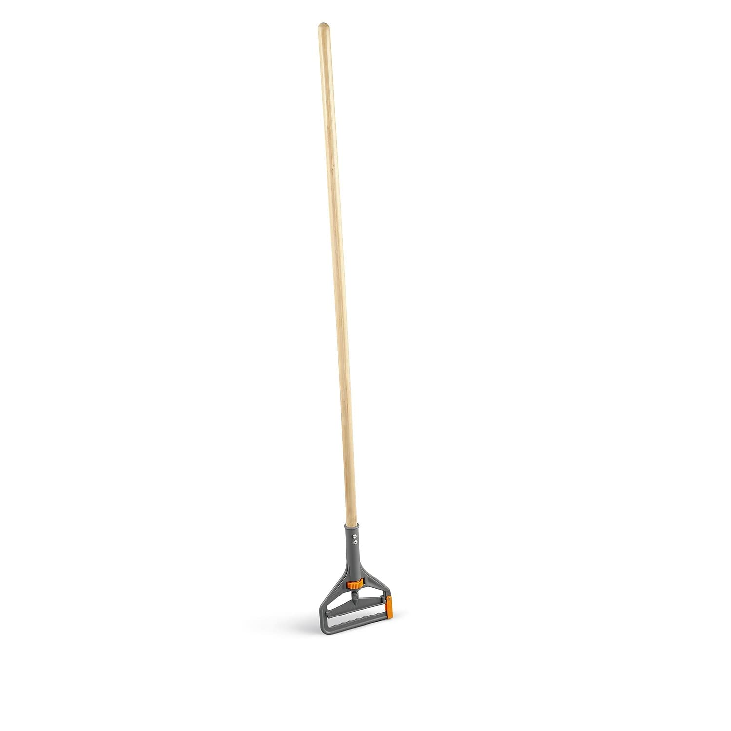 Staples Coastwide Professional 60" Side Gate Wood Wet Mop Handle, Plastic Head