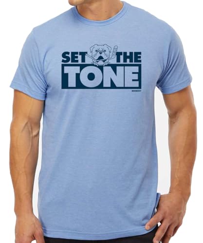 SHORESY Set The Tone T-Shirt (US Alpha Small Regular Regular Blue)