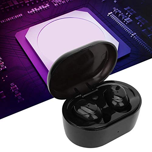 Fone de ouvido intra-auricular Bluetooth intra-auricular Design redondo delicado para dirigir(black)