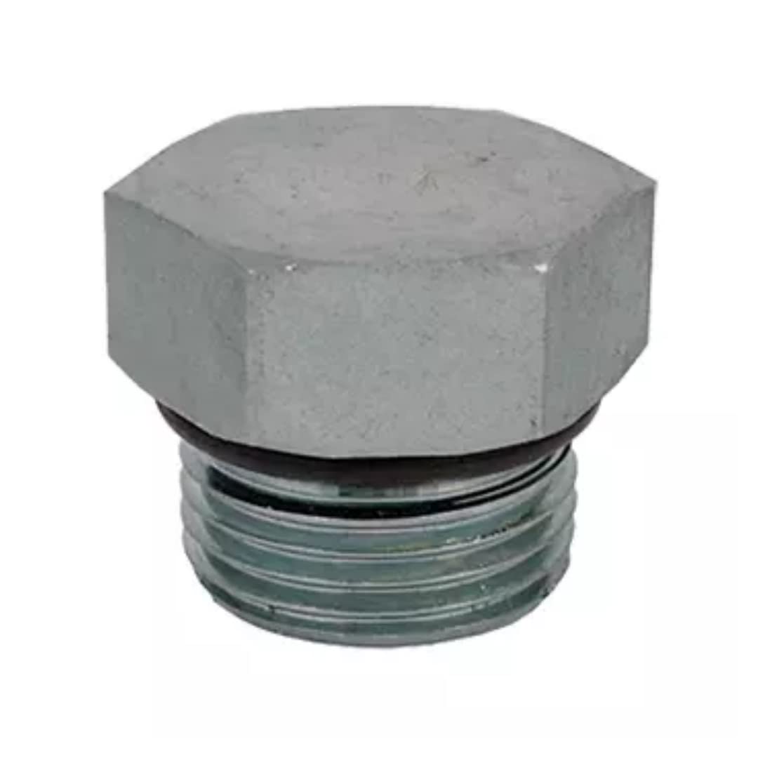 #16 SAE/ORB Male Hex Head Straight Thread Plug Hydraulic Fitting | 6408-16