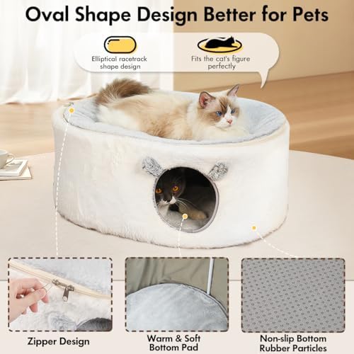 Cat Bed for Indoor Cats — bottom and base construction detail