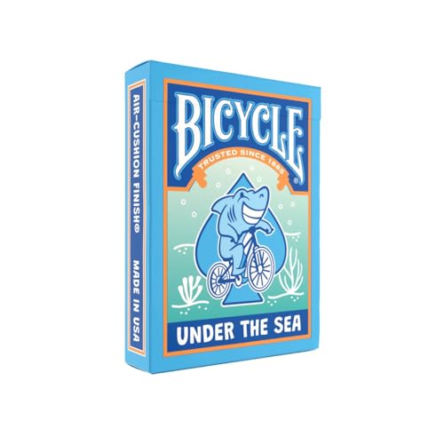 Bicycle Under the Sea Playing Cards – Cute Ocean Creatures and Ocean Snorkel Deck, Adorable Sea Life Theme for Kids & Adults, Fun Collectible Card Set for Family Game Night