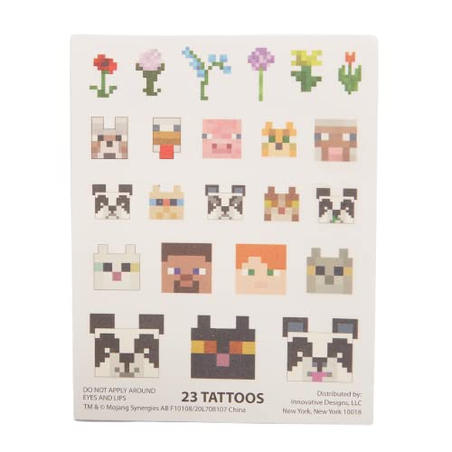 Innovative Designs Minecraft Kids Deluxe Activity Set with Carrying Tin, Coloring Sheets, Tattoos, Stickers, & Art Supplies by Innovative Designs - Used condition - Image 7