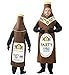 Produktbild Kostüm "Bierflasche" Bierkostüm Ganzkörperkostüm Party Bier Pils Alkohol Pulle Fun Betrunken Karnevalskostüm für Erwachsene (Large)