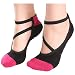 JoWebb Calcetines antideslizantes de yoga para mujer, calcetines antideslizantes de pilates para...