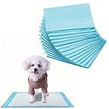 Trainingspads für Hunde und Welpen, PIPI Matten für Hunde Wickelunterlagen Einweg, Pinkelmatte Training, Einmalunterlagen Auslaufsicheres 5-Lagiges mit Schnell Trocknender Oberfläche (40)