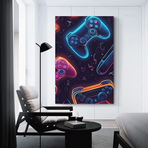 Impression Sur Toile Gamer Murale pour Décorer un Mur Vide - 3