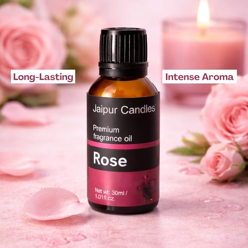 Image of Fragrance Oil | 30 ml | Aroma Oil for Home Fragrance | Best for Aromatherapy | Use in Diffusers, Candles, Air Fresheners (30ML, Rose)