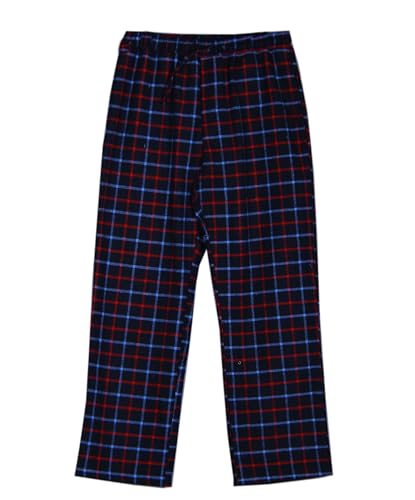 Men's 2 Pack Cotton Sleepwear Pajamas Pants, Soft Long Bottoms,Drawstring Waist with Pockets Loungewear Sleep Pants2