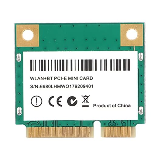 Mini pcie adaptador sem fio para cartão WiFi, banda dupla, suporta placa de rede Wi-Fi 802.11 A/B/H/G/N//AC para laptop desktop