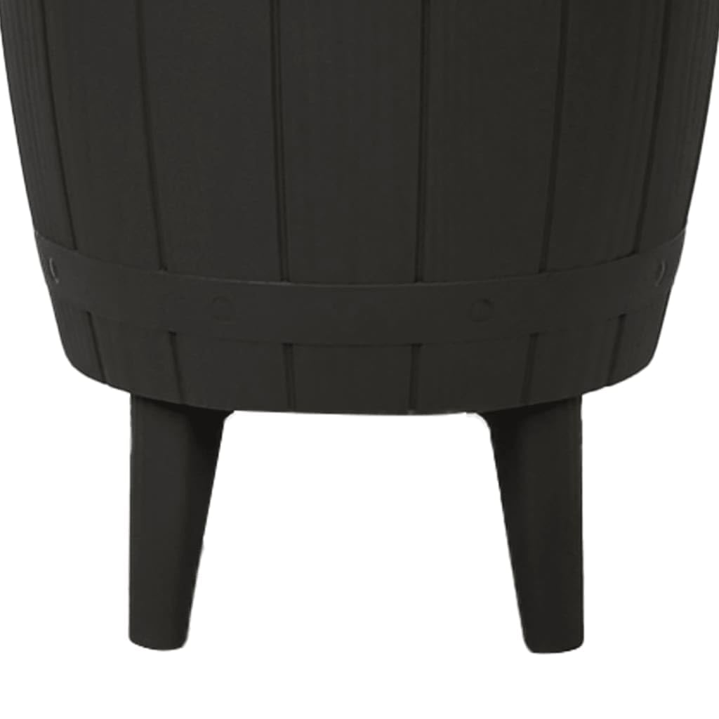 Tavolo da giardino 3 in 1 con refrigeratore di ghiaccio, in polipropilene, versatile, per terrazza, balcone, cortile, giardino, veranda, feste, campeggio, picnic e barbecue