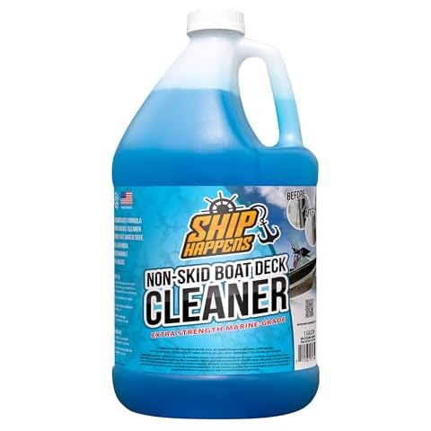 Mainstream Marine Boat Deck Cleaner, for Non-Skid Fiberglass and Painted Surfaces, for Fresh and Salt Water, 1 Gallon Cover