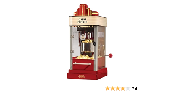 nostalgia electrics hollywood series kettle popcorn maker hkp200