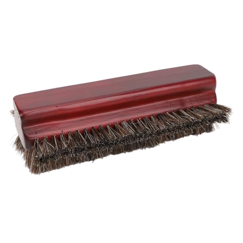Brosse de table de billard en crin de cheval et bois noble pour un entretien impeccable
