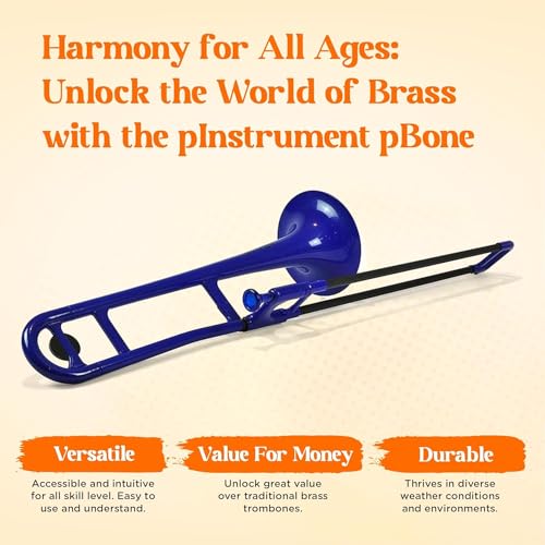 Pinstruments TBOPBONE1B Plastic Pbone Trombone thumb #1