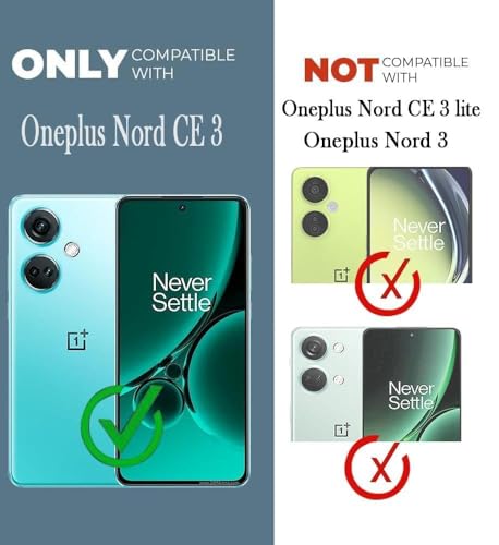 Image of Jkobi Back Cover Case for Oneplus Nord CE 3 (Textured Grip Design | Camera Protection | Slim and Light Weight | Soft Touch and Feel | Black)