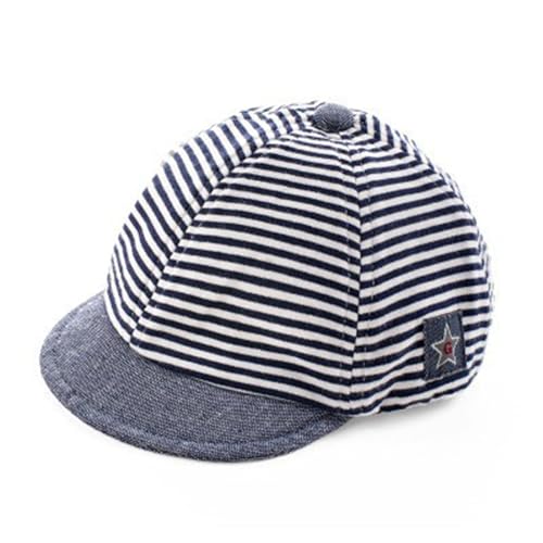 Baby Baseball Cap Striped Sun hat Letter Sun Protection Hat Infant Toddler Baby Boy Cotton Kids Children Adjustable Hats