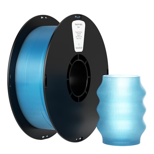 Filament kexcelled PETG Niebieski Przezroczysty (BLUE TRANSPARENT)