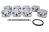 JE Pistons JE PistonsJE Piston, Dome, 4.125 in Bore, 1/16 x 1/16 x 3/16 in Ring Grooves, Plus 3.30 cc