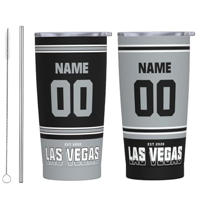 Green Bay Customize 20oz stainless steel Cup and Straw, Gifts for Men Women, Stainless Steel Vacuum Insulated Flip Straw Spill Proof Travel Mug Cup