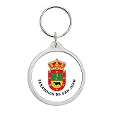 PORTE-CLÉS ROND. BOUCLIER HÉRALDIQUE PARADINAS DE SAN JUAN SALAMANQUE