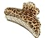 Bemaystar Womans New Hair Claw Clip Clamp Pin Vintage Retro Animal Print RHINESTONE *LOOK*